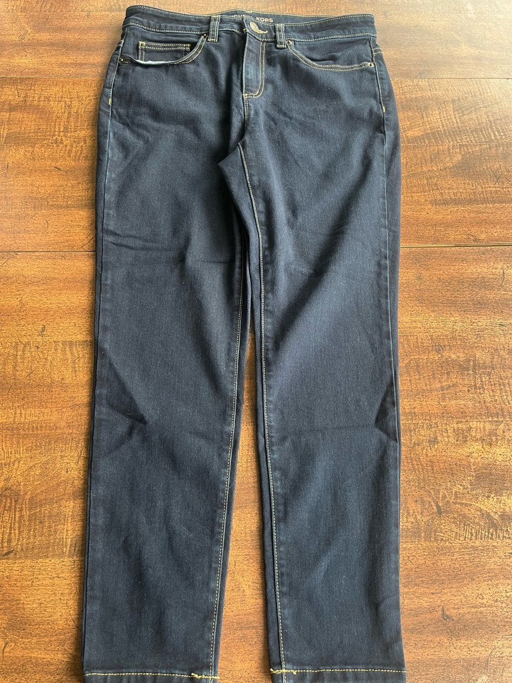 Vintage Y2K Michael Kors Izzy Cropped Skinny Jeans Women’s Dark Wash Designer